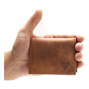 Carteira Masculina 100% Couro Bovino Modelo L S/plástico