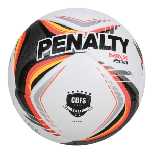 Bola Futsal Penalty Max 200 XXVI - Branco+Chumbo