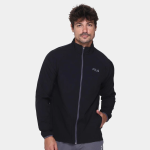 Jaqueta Fila Essential Floating Masculina - Preto+Grafite