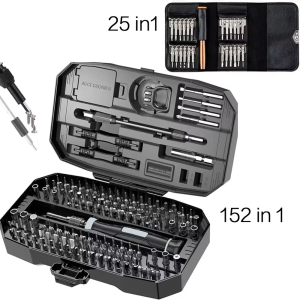 Kit Chave De Fenda Torx, T5, T6, 152/25 em 1