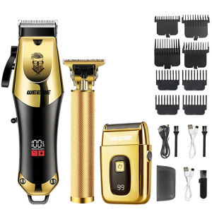 Máquina de cortar cabelo elétrica masculina vintage t9, aparador de barba/máquina de corte de cabelo recarregável